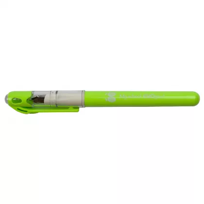 Stilou plastic scolar cu rezerva EVOffice- verde