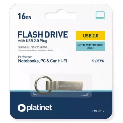 USB 2.0  Flash Drive 16GB Platinet