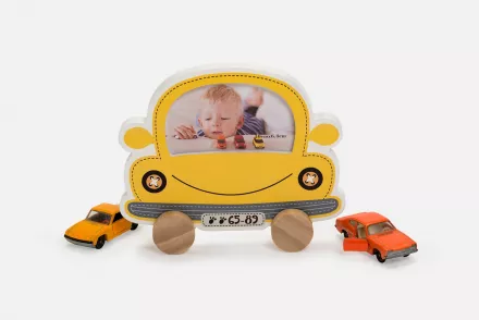 Baby Car (17x13) - yellow