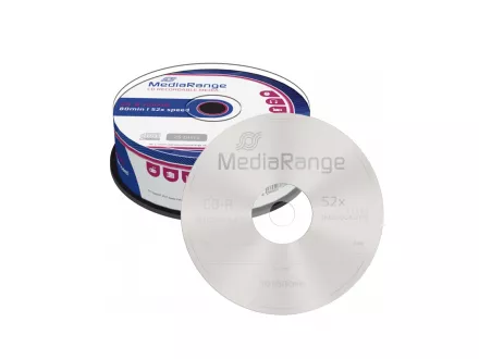 CD-R MediaRange 700MB/52x (25.pack)