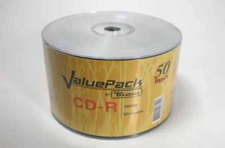 CD-R ValuePack by Traxdata 80min