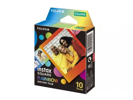 Fuji Instax Square Film - Rainbow (10 sheet)