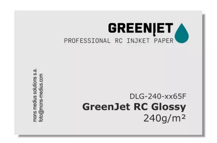 GeenJet RC Paper 240g Glossy 20.3cm (65m)