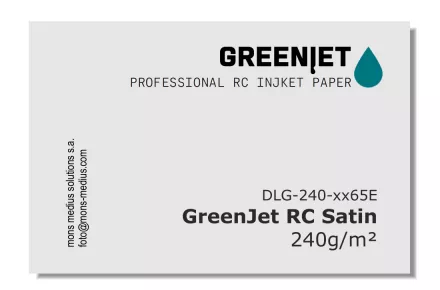 GreenJet Paper 240g Satin 15.2cm (65m)