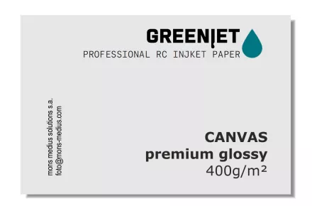 GreenJet Premium Canvas 400g (610mm / 18m) Glossy