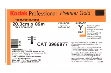 Kodak Premier Gold 203mm (89m) Silk