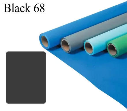 Paper roll 1,35x11m -  BLACK