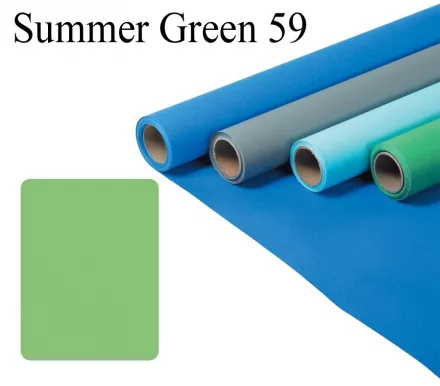 Paper roll 1,35x11m -  SUMMER GREEN