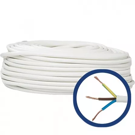 Cablu electric plat MYYM 3 x 1 mmp, cupru / Metru