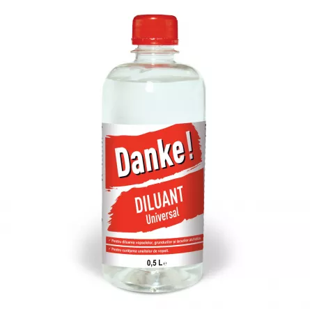 Diluant pentru vopsea si lac alchidic, Danke Universal, 0.5 L