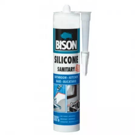 Silicon sanitar transparent Bison interior/exterior 280 ml