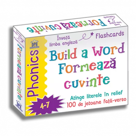 Build a word - Formeaza cuvinte - Jetoane Limba Engleza, [],librarul.ro