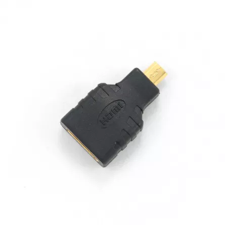 ADAPTOR video GEMBIRD, HDMI (M) la Micro-HDMI (T), conectori auriti, black, "A-HDMI-FD" (include TV 0.06 lei), [],catemstore.ro