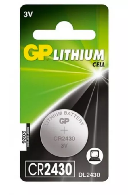 Baterie GP Batteries, butoni (CR2025) 3V lithium, blister 1 buc. "GPCR2025-2CPU1" "GPPBL2025152" (include TV 0.01 lei), [],catemstore.ro