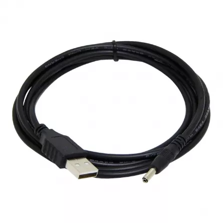 CABLU alimentare GEMBIRD, pt. HUB USB, USB la Jack Power 3.5 mm (5 V DC, 0.5 A), 1.8m, negru, "CC-USB-AMP35-6" (include TV 0.06 lei), [],catemstore.ro