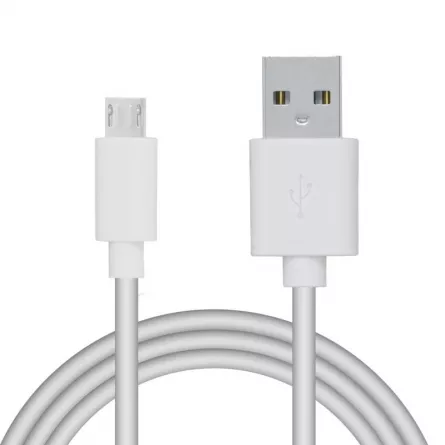 CABLU alimentare si date SPACER, pt. smartphone, USB 2.0 (T) la Micro-USB 2.0 (T), PVC, Retail pack, 0.5m, White,&amp;nbsp; "SPDC-MICRO-PVC-W-0.5" (include TV 0.06 lei), [],catemstore.ro
