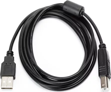 CABLU USB SPACER pt. imprimanta, USB 2.0 (T) la USB 2.0 Type-B (T), 1.8m, black, "SPC-USB-AMBM-6" 261904 (include TV 0.18lei), [],catemstore.ro