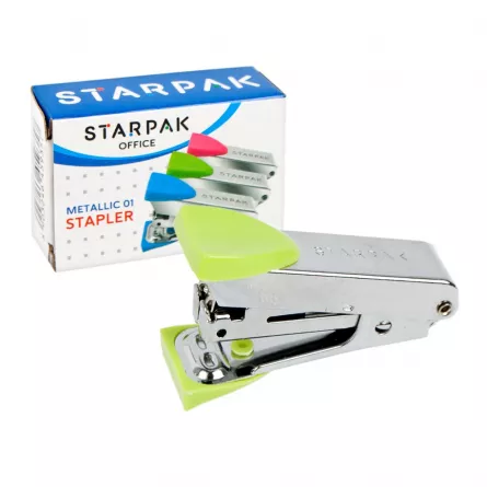 Capsator metalic, mini, nr.10, verde - STARPAK, [],catemstore.ro