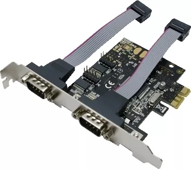 CARD adaptor LOGILINK, PCI-Express la 2 x SERIAL DB9M, "PC0031", [],catemstore.ro