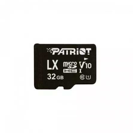 CARD MicroSD PATRIOT, 32 GB, MicroSDHC, clasa 10, standard UHS-I U1, "PSF32GMDC10" (include TV 0.03 lei), [],catemstore.ro
