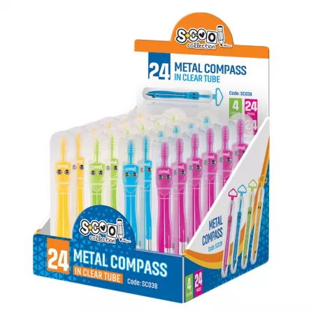 Compas, 24 buc/display - S-COOL, [],catemstore.ro