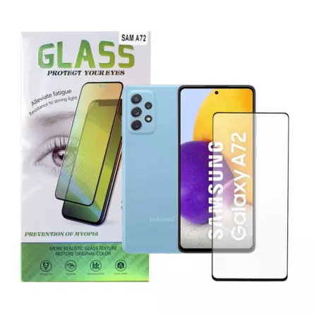FOLIE STICLA  Spacer pentru Samsung Galaxy A72, grosime 0.3mm, acoperire totala ecran, strat special anti-ulei si anti-amprenta, Tempered Glass, sticla 9D, duritate 9H "SPPG-SM-GX-A72-TG", [],catemstore.ro