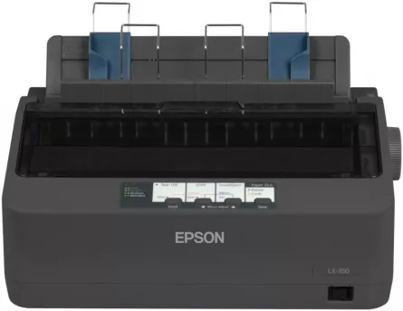 Imprimanta Matriciala Mono Epson LX-350+II(, A4, Functii: Impr., Viteza de Printare Monocrom: 390 cps, Viteza de printare color: nu e cazul, Conectivitate:USB, Duplex:nu, ADF:Nu(incl.TV 10RON) "C11CC24031", [],catemstore.ro