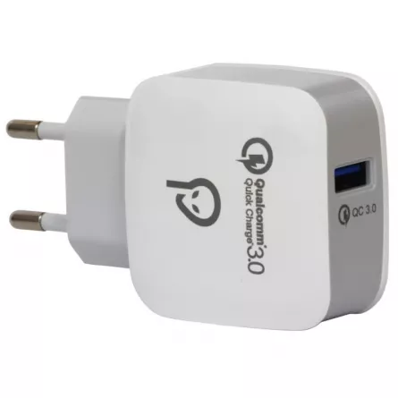 INCARCATOR retea SPACER Quick Charge 3.0 18W, USB "SPAR-USBQ-01" (include TV 0.18lei), [],catemstore.ro
