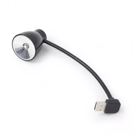 LAMPA LED USB pentru notebook, GEMBIRD, lumina alba-rece, black "NL-02" (include TV 0.18lei), [],catemstore.ro