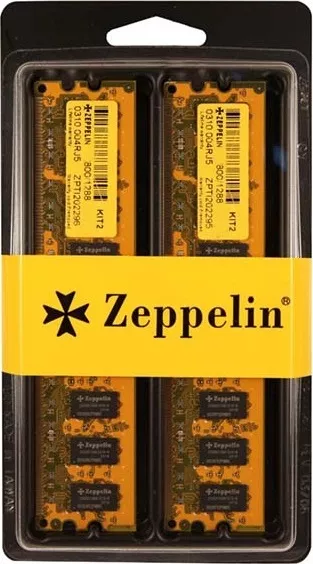 Memorie DDR  Zeppelin DDR2 4 GB, frecventa 800 MHz, 2 GB x 2 module, "ZE-DDR2-4G800-KIT", [],catemstore.ro