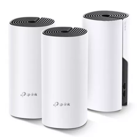 MESH TP-LINK, wireless, router AC1200, pt interior, 1200 Mbps, port LAN, WAN, 2.4 GHz | 5 GHz, antena externa x 2, standard 802.11ac, "Deco M4(3-pack)" (include timbru verde 1.5 lei), [],catemstore.ro