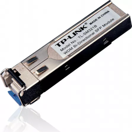MODUL SFP TP-LINK Single-mode, conector LC, 1000Base-BX WDM Bi-Directional, TX:1310nm/RX:1550nm, pana la 10km "TL-SM321B", [],catemstore.ro