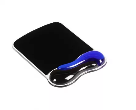 MOUSE pad KENSINGTON Duo Gel, suport ergonomic pentru incheietura mainii, cu gel, albastru/negru, "62401", [],catemstore.ro