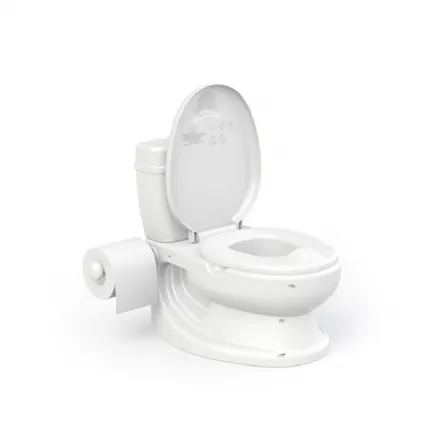 Olita tip WC, cu sunet, alb, 28x39x38cm - Dolu, [],catemstore.ro