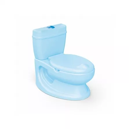 Olita tip WC, cu sunet, bleu, 28x39x38cm - Dolu, [],catemstore.ro