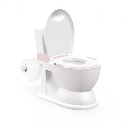Olita tip WC, cu sunet, XL, 2 in 1, roz - Dolu, [],catemstore.ro