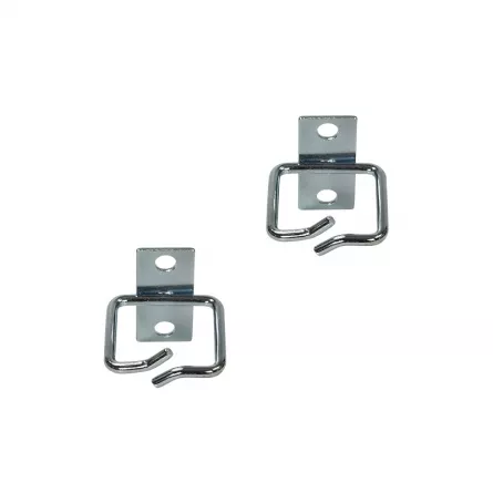 ORGANIZATOR cabluri LOGILINK, pentru montare sine laterale 19", 2 inele din otel 40x40mm, silver, "OR0001", [],catemstore.ro