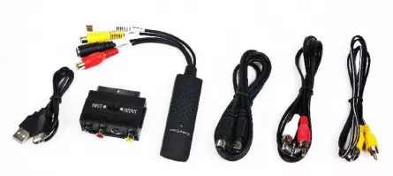 PLACA de captura GEMBIRD (Videograbber), intrare: RCA x 3 (audio/video), S-Video, adaptor Scart, la iesire USB 3.0, transfer inregistrari de pe case video pe PC (analog la digital), "UVG-002", [],catemstore.ro