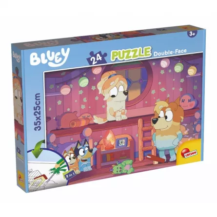 Puzzle Bluey 2 in 1, 24 piese - LISCIANI, [],catemstore.ro