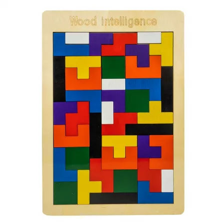 Puzzle din lemn, Tetris, [],catemstore.ro