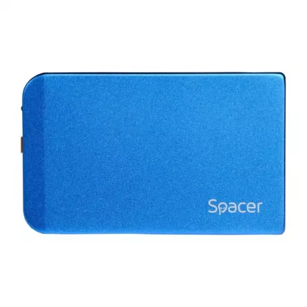 RACK extern SPACER, pt HDD/SSD, 2.5 inch, S-ATA, interfata PC USB 3.0, aluminiu, albastru, "SPR-25611A" (include TV 0.8lei), [],catemstore.ro