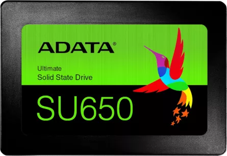 SSD ADATA, Ultimate SU650, 120 GB, 2.5 inch, S-ATA 3, 3D TLC Nand, R/W: 520/320 MB/s, "ASU650SS-120GT-R", [],catemstore.ro