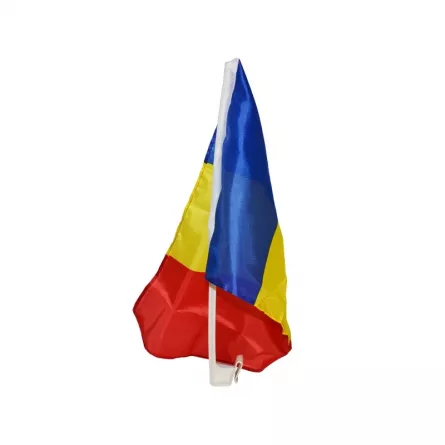 Steag auto, cu suport plastic, Romania, 30x45 cm, [],catemstore.ro