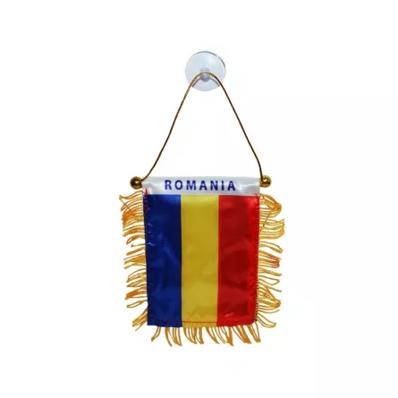 Steag auto cu ventuza, Romania, 8x12 cm, [],catemstore.ro