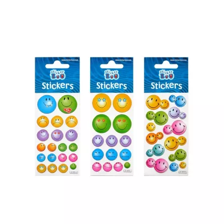 Sticker Emoji II 6,6x18cm - STARPAK, [],catemstore.ro