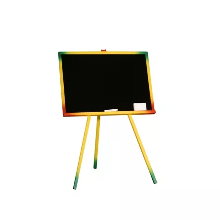 Tablita de lemn, neagra/95 cm + suport color + accesorii - Tupiko, [],catemstore.ro