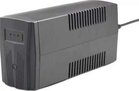 UPS GEMBIRD Line Interactive,   650VA/ 390W, AVR, 2 x socket Schuko, indicatie status cu LED, 1 baterie 12V/7Ah, Backup: pana la 20 min., incarcare: pana la 12h, "Basic 650" "EG-UPS-B650"i) (include TV 3.5lei), [],catemstore.ro