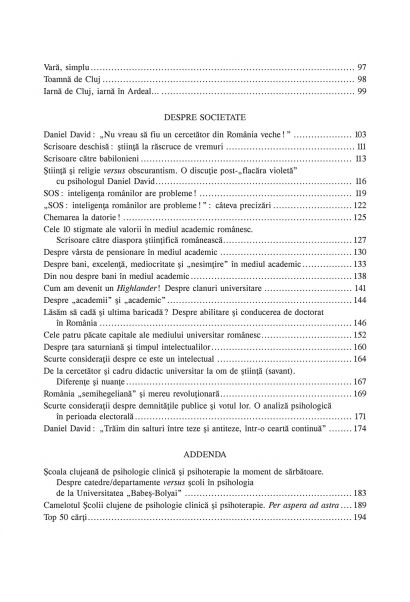 Dezvoltare Personala Si Sociala Eseuri Si Convorbiri Despre Viata Daniel David