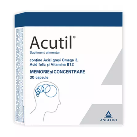 Acutil, 30 Capsule, Angelini, [],farmacieieftina.ro