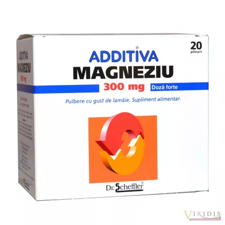 Additiva magneziu 300mg ,20 plicuri, [],farmacieieftina.ro
